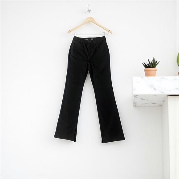Old Navy Bootcut Black Jeans Women's Size 4 Regular Length Comfort Stretch Denim - Picture 1 of 10